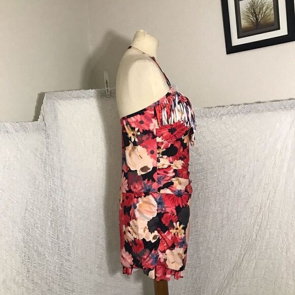 Meet Curve NWT Floral Fringe One Piece Swimdress Size XL - Picture 4 of 8